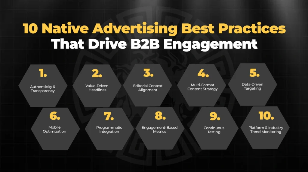 10 Native Advertising Best Practices That Drive B2B Engagement
